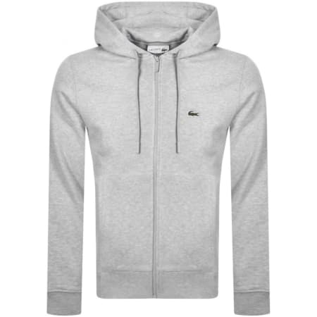 Lacoste Full Zip Hoodie Grey | Mainline Menswear ca